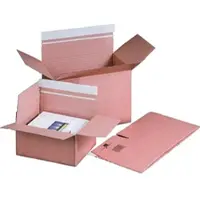 Proregal Mega Deal 10x Automatikbodenkarton A4+ LxBxH 310x230x158mm mit Selbstklebeverschluss & Aufreißfaden Braun Automatikkarton Versandkarton