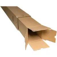 Proregal Mega Deal 30x Plan-Box DIN B0 LxBxH 1005x105x105mm Verlängerbar mit Teleskophülle mit Doppelter Selbstklebeverschluss & Aufreißfaden Braun