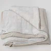 THE WHITE STONE Plaid aus Carbonfaser 110 x 180 cm Weicher Sofaplaid Wendbarer Antistress-Plaid