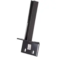 Galaflor L-Bodenplatte für Zaunpfosten 60x40mm, 80x150x300mm Fußplatte für Pfosten Anthrazit