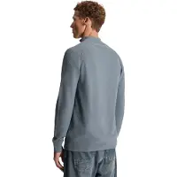 Cast iron Herren Pullover & Cardigans Half Zip Collar Slim Fit Cotton Ease - Blauw - Größe M
