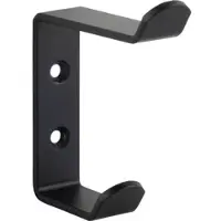 Technik Team Mantelhaken Eraos Breite 20 mm Höhe 90 mm Stahl Schwarz Matt