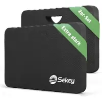Sekey Garten-Kniekissen Knieschutz für Gartenarbeit Sitz- und Kniepolster Kniematte 2-St 40mm Extra Dick Gepolstert Druckentlastend Wasserabweisend