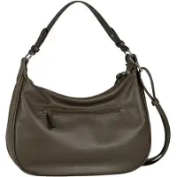 Tom Tailor Idra Damen Hobo Bag Schultertasche Mittelgroß Khakigrün