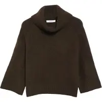 Comma Rollkragenpullover / Poncho-Pullover mit weitem Kragen, Loose Fit