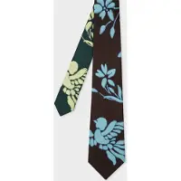 Paul Smith Men Tie Bird Prnt Chocolate Größe: 8 | Krawatten Outlet | Herren | Braun
