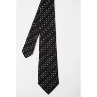 Paul Smith Men Tie Multi Stars Black Größe: 6 | Krawatten Outlet | Herren | Schwarz