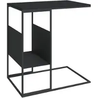 vidaXL Beistelltisch Schwarz 55x36x59,5 cm Holzwerkstoff