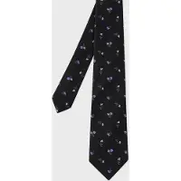 Paul Smith Men Tie Mini Flowers Black Größe: 6 | Krawatten Outlet | Herren | Schwarz