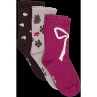 Minymo 3-Pack Socks huckleberry (6599) 27\\30