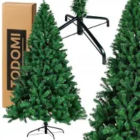 Ruhhy Künstlicher Weihnachtsbaum 210 cm natürlich 130 cm + Metallständer, realistisch