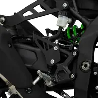 Zieger Fersenschoner kompatibel mit Kawasaki ZX-4RR schwarz