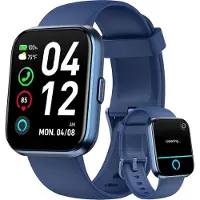 Fitpolo mit Telefonfunktion(Anrufe tätigen/empfangen),Fitness Tracker mit 110+Sportmodi, Puls/Schlaf-Monitor, Schrittzähler, Smart Watch mit Alexa für Android
