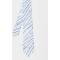 Paul Smith Men Tie Crayon Stripe Blue Größe: 8 | Krawatten Outlet | Herren | Blau