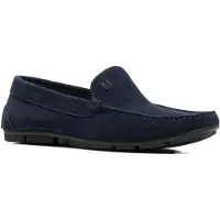 Schuhe24 Alberto Gozzi Herren Mokassins AG6041-26113BLU Farbe: Blau Größe: 44