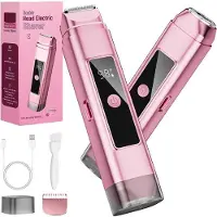 Dopwii Elektrischer Bikini Trimmer für Damen – 2-in-1 Intimrasierer – IPX7 wasserdicht, 2 Keramikköpfe (0,5 mm), LED-Display, USB-C – leise mit nur 45 dB