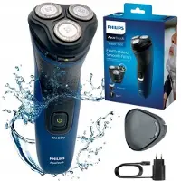 Philips Elektrischer Rasierer IPX7, 27 selbstschärfende Klingen, 40 Min