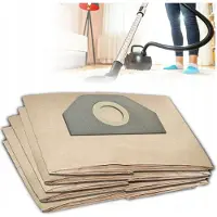 Invest-de 5x Papier-Staubsaugerbeutel Ersatz für Kärcher WD 3 Serie