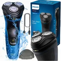 Philips Aqua Touch IPX7 Rasierer, 27 PowerCut-Klingen, 3D Flex Hautschutz