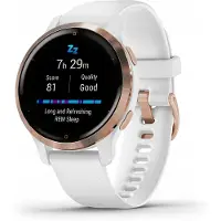 Garmin Venu 2S Weiß-Smartwatch GPS AMOLED 25 Modi, 10 Tage Akku 010-02429-13