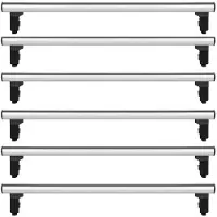 Menabo Professional Airdyn | Dachträger Volkswagen - Crafter 2006-2017, L1,L2,L3,L4,L5 - H1,H2,H3 - Aluminium - Länge 165 cm - Tragkraft 150 kg - 6er-Pack
