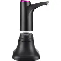 OEM USB-ladbare Wasserfilter mit abnehmbarer Basis für 5-Gallonen-Flaschen - Handlicher Filter - Slim und automatisch - Ideal für Zuhause, Büro und draußen