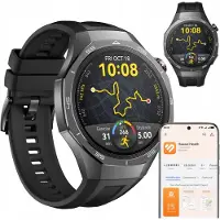 Huawei Watch GT 5 Pro 46 mm Schwarz-Titan, Saphir, GPS, 14 Tage Akkulaufzeit