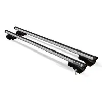Menabo Dozer XXL | Dachträger Nissan - Sunny Break 1991-1995 - Aluminium - Länge 150 cm - Tragkraft 90 kg - 2er-Pack
