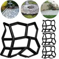 OEM 4er Kunststoff Gartenpflaster – Für Garten, Vorbahnschutz und Terrasse, reißfest und korrosionsbeständig