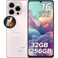 Doogee Note58 Pro Smartphone Handy, Android 16, 6,75" 90Hz, 6250mAh Akku, 32GB RAM+256GB ROM, 4G, 16MP, NFC, Fingerabdruck, ohne Vertrag