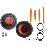 DSX JBL Lautsprecher Set für Opel Crossland X Baujahr 2017 - 2021 Tür vorne Ausbaubügel 400 Watt