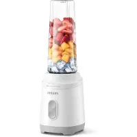 Philips Standmixer "HR2760/01 mit ProBlend-Technologie" 350 W Blend & Go-Trinkbecher, 2 Geschwindigkeitsstufen, Weiß