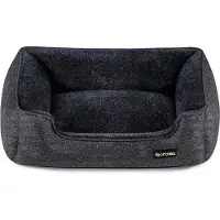 Famanu Hundematte Abnehmbare Hülle Dunkelgrau - 70 x 55 x 21 cm