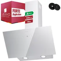 Levivo A+++ 420 m³/h Kopffreie Dunstabzugshaube 60cm Umluft & Abluft