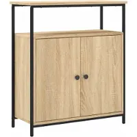 vidaXL Sideboard Sonoma-Eiche 70 x 30 x 80 cm Holzwerkstoff