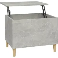 vidaXL Couchtisch Betongrau 60x44,5x45 cm Holzwerkstoff