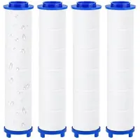 Sonstiges Ersatz-Filter für Duschkopf 4 Stück mit Mineralkugeln für weicheres Wasser