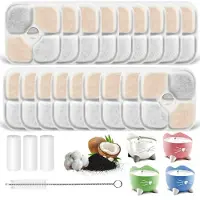 Sonstiges Katzenbrunnen Filter Set mit 18 Filtern und 3 Schläuchen für Catit Pixi 2,5L Trinkbrunnen