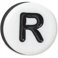 Crocs R Tiny Friendship Letter Charm Pin Buchstabe R