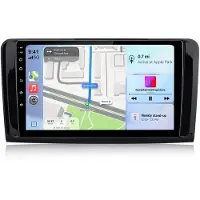 Hexinex DAB+ 9'' Android 15 Auto Radio für Mercedes Benz ML/GL Klasse W164 X164 (2005–2012) WIFI Bluetooth SWC FM RDS DSP USB 2+64GB