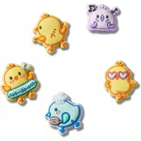 Crocs Jibbitz Anstecker für Schuhe Chicks Having Fun 5er-Pack