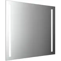 Emco MI 270 LED-Lichtspiegel mit zwei Lichtausschnitten links und rechts, Memory-Funktion, Höhe 800mm, 449827005