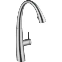 NABER KWC Zoe 2, Spültischarmatur, edelstahlfinish, Hochdruck