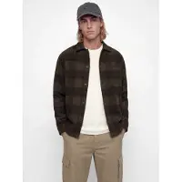 Jack & Jones Langarmhemd "JJESOHO OLLIE OVERSHIRT LS SN" Materialmix, locker geschnitten