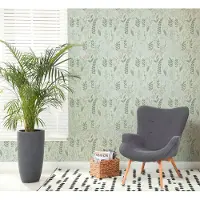 A.S. Création Vliestapete "Attractive 3 – Nordic Floral" floral aufgeschäumt Metallic, glänzend