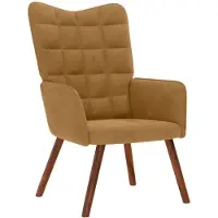 vidaXL Relaxsessel Braun Samt