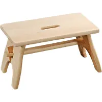 Kesper Holzfußhocker - Tritthocker - Tritthocker - Holzhocker - Kinderhocker - Fußhocker - Abm. 42 x 21,5 x 20,5 cm