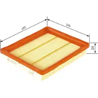 Bosch Luftfilter f026400325 Filtereinsatz 32mm für FORD