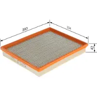 Bosch Luftfilter f026400013 Filtereinsatz 52mm für GMC OPEL CHEVROLET VAUXHALL ROVER