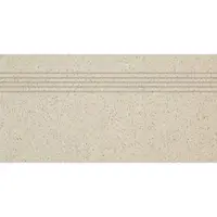 Rako Taurus Granit Treppenfliese dunkelbeige 30x60 cm matt TCPSE061.1